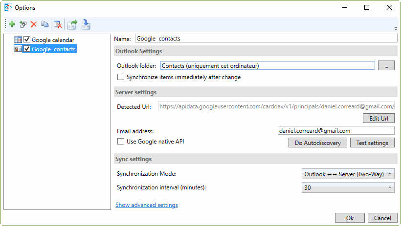 CalDavProfileCointacts